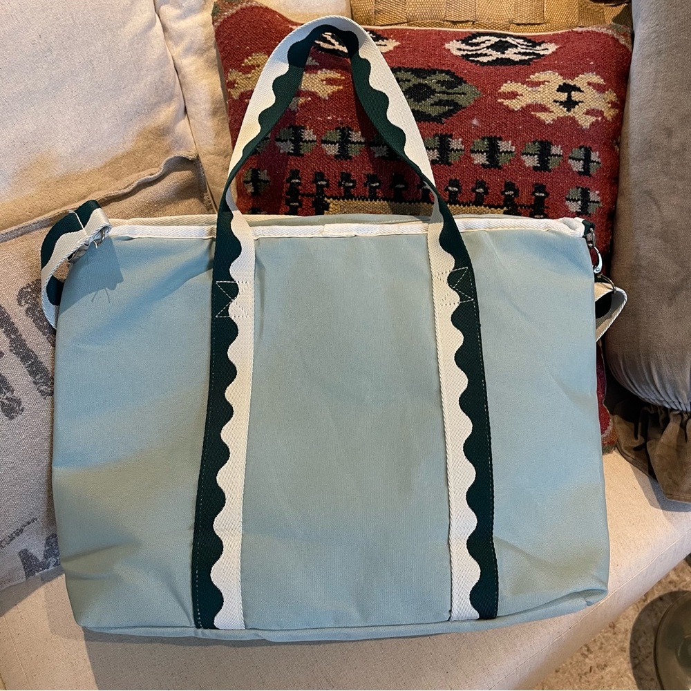 🆕BUSINESS & PLEASURE CO. Cooler Tote Bag in Rivie Green - Picture 11 of 12